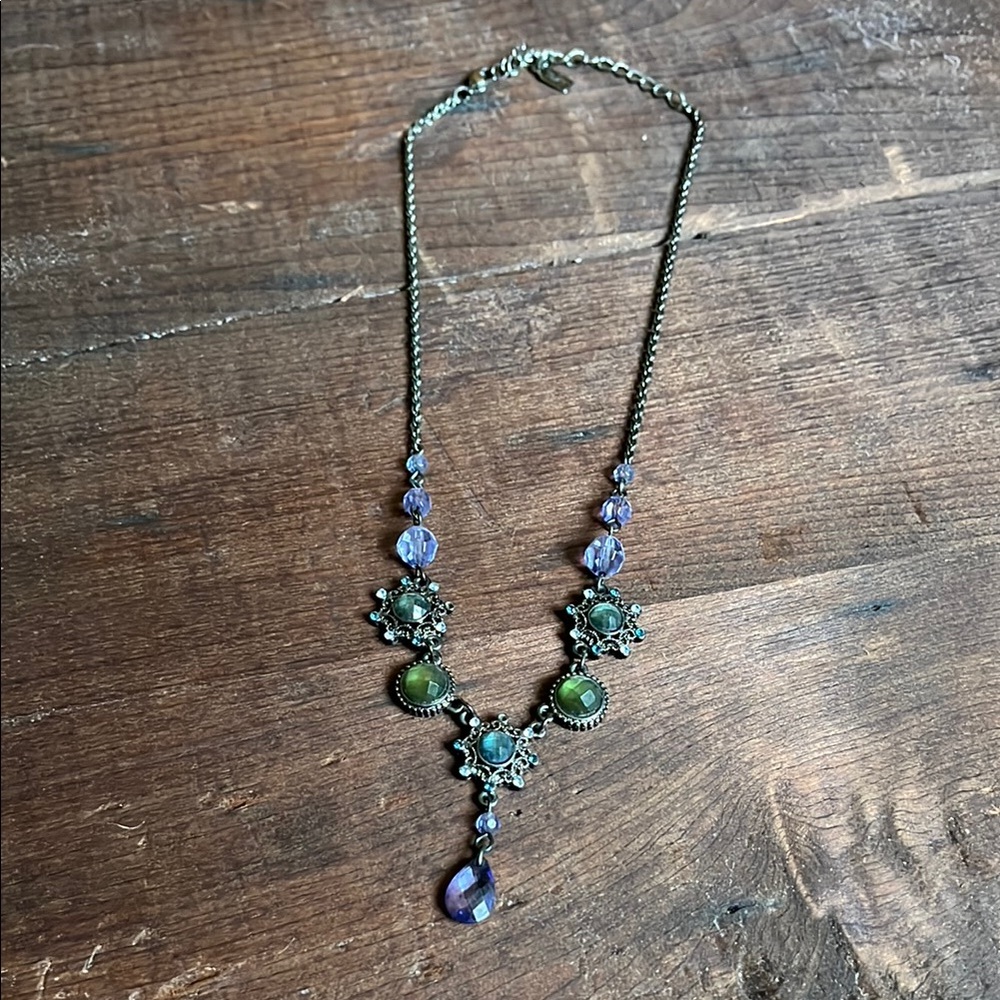 Green and blue Necklace